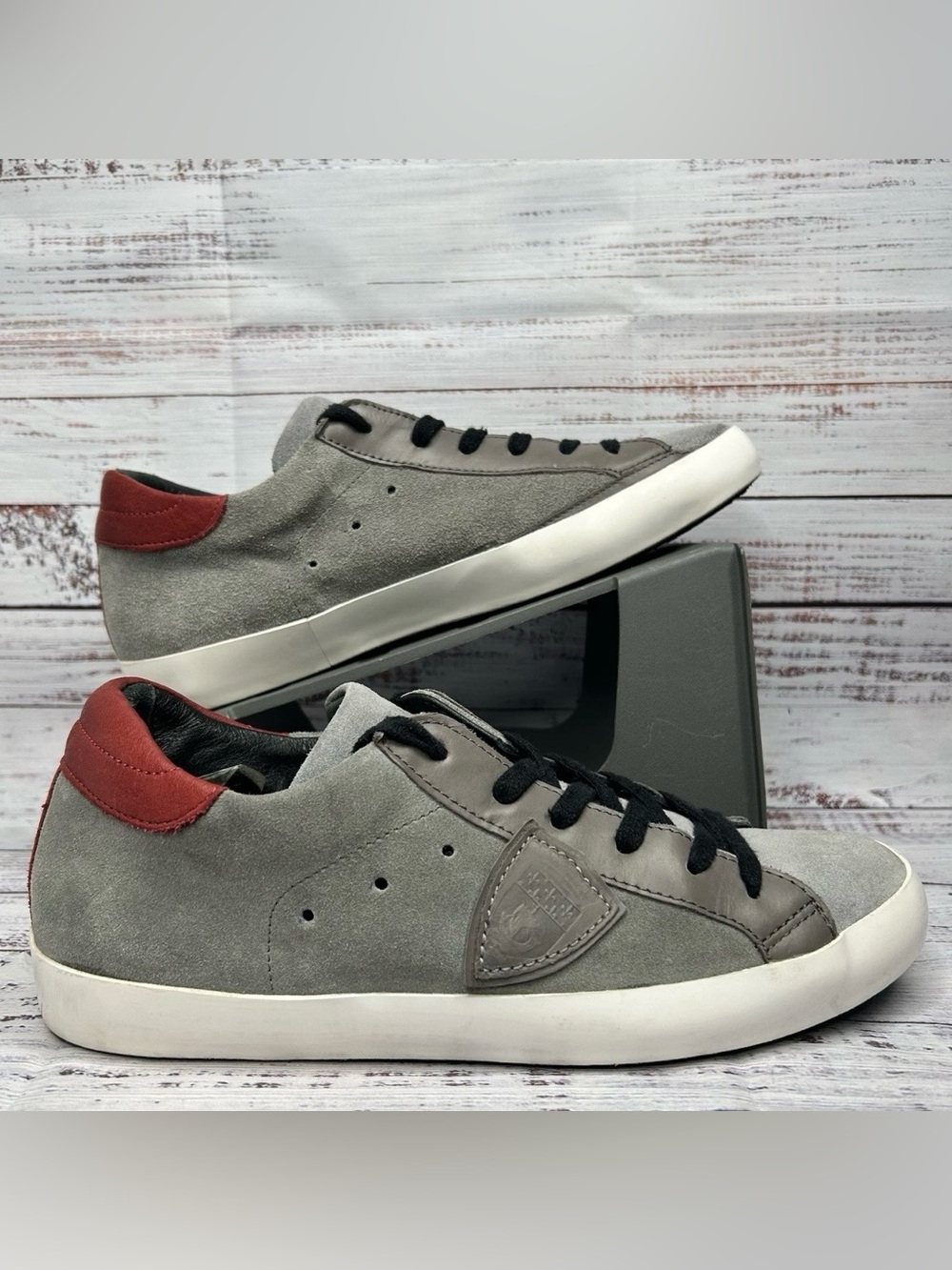 Philippe Model Suede Leather Sneaker Shoes Women’s Size EU 40 US 9 Please Read